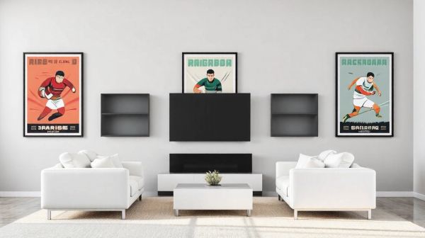 Transformez votre espace avec des affiches de rugby stylées